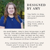 お洒落間抜けGoose Green Gingham Baby Shower 招待状