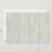 お洒落雪だるま冬シーンクリスマスパーティー 招待状 (裏面)