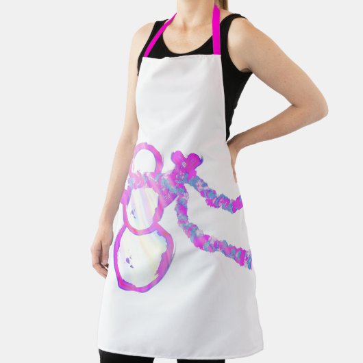 お洒落雪だるま エプロン (インサイチュ)