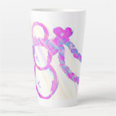 お洒落雪だるま カフェラテマグ (正面)