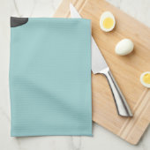 お洒落雪だるま キッチンタオル (四つ折り)