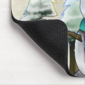 お洒落雪だるま マウスパッド (コーナー)