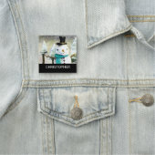 お洒落雪だるま 名札 (インサイチュ)