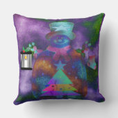 「お洒落雪だるま」装飾用クッション クッション (裏面)