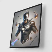 「お洒落電源制御訴訟」 スクエア壁時計 (傾斜)