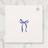 お洒落青い手結婚で感謝していす フェイバータグ (裏面)