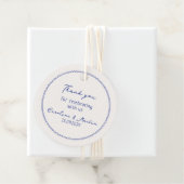 お洒落青い手結婚で感謝していす フェイバータグ (インサイチュ)