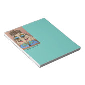 お洒落顔メモ帳 ノートパッド (アングル)