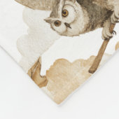 お洒落飛んでいる動物 フリースブランケット (角)