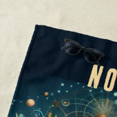 お洒落馬カラフル馬 ビーチタオル (インサイチュ)