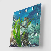 お洒落馬 スクエア壁時計 (傾斜)