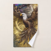 お洒落魅力的鷲 バスタオルセット (ハンドタオル)