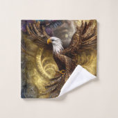 お洒落魅力的鷲 バスタオルセット (ウォッシュタオル)