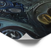 お洒落魅力的鷲 ポスター (角)