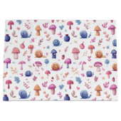 お洒落魔法ガーデンパターンラージ抱き枕 ラージペーパーバッグ (正面)