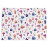 お洒落魔法ガーデンパターンラージ抱き枕 ラージペーパーバッグ (裏面)