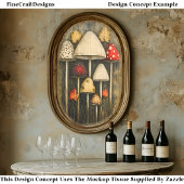 お洒落魔法マッシュルーム離れとAW9 Decopage 薄葉紙