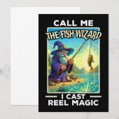 お洒落魚釣りウィザード 招待状 (正面/裏面)