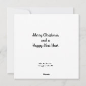 お洒落鳥/フラットホリデーカード シーズンカード (裏面)