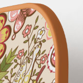 お洒落鳥、花、ハートパドルプロ ピックルボールラケット (左詳細)