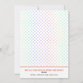 お洒落6光明メリー虹水玉模様 シーズンカード (裏面)