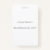 お洒落「イベントプランナー」バッジ バッジ (裏面)