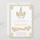 お洒落&エレガントパーティー招待状 招待状 (正面)