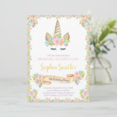 お洒落&エレガントパーティー招待状 招待状 (スタンド正面)