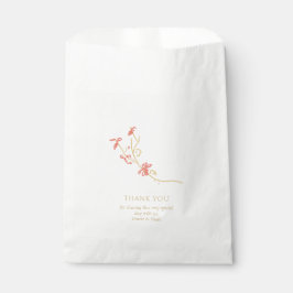 お洒落&エレガントフローラ結婚のカップル フェイバーバッグ