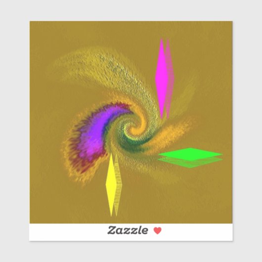 "お洒落"カスタムカットのビニール シール (シート)