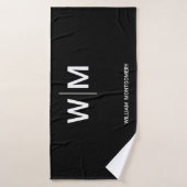 お洒落、コンテンポラリー洗練、カスタマイズ可能 バスタオル (バスタオル)