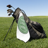 お洒落、コンテンポラリー研磨、カスタマイズ可能。 ゴルフタオル (グリーン)