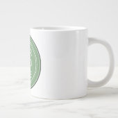 お洒落、コンテンポラリー研磨、カスタマイズ可能。 ジャンボコーヒーマグカップ (右)