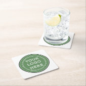 お洒落、コンテンポラリー研磨、カスタマイズ可能。 スクエアペーパーコースター (インサイチュ)