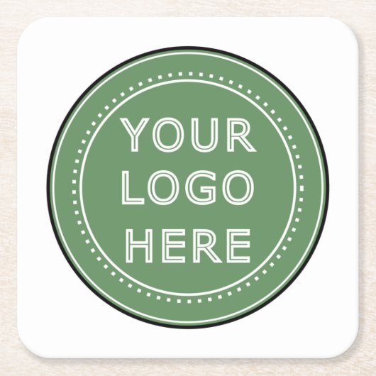 お洒落、コンテンポラリー研磨、カスタマイズ可能。 スクエアペーパーコースター (正面)