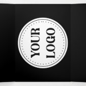 お洒落、コンテンポラリー研磨、カスタマイズ可能。 三つ折り招待状 (内部中)