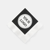 お洒落、コンテンポラリー研磨、カスタマイズ可能。 縁ありカクテルナプキン (角)