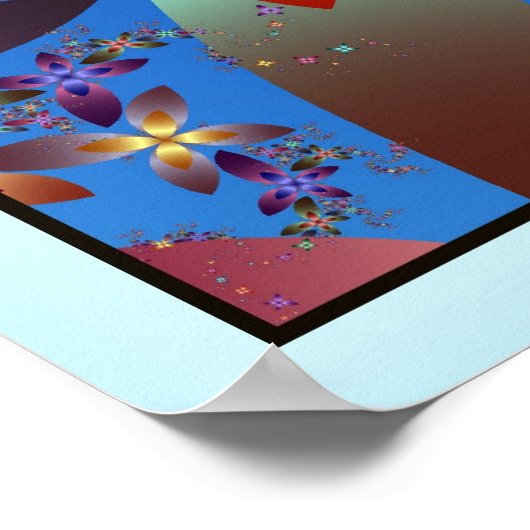 お洒落 ポスター (角)