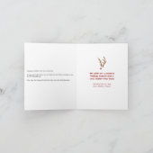 お洒落、任意休日の手紙中信じて下さい シーズンカード (内部)