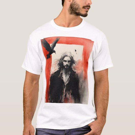 ""お洒落:疑問に思キュリオのサーレアル・スレッド Tシャツ (正面)