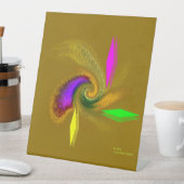 "お洒落" 10" x 12"ペデスタル記号 台座サイン (インサイチュ)