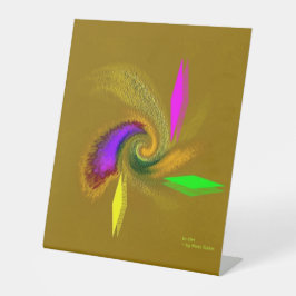 "お洒落" 10" x 12"ペデスタル記号 台座サイン