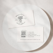 お洒落, QRコードイベント計画名刺 名刺