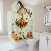 お洒落/witch/pumpkin/秋 シャワーカーテン (インサイチュ)