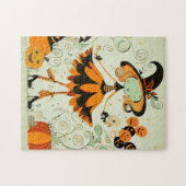 お洒落/witch/pumpkin/秋 ジグソーパズル (横)