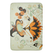 お洒落/witch/pumpkin/秋 バスマット (正面縦)