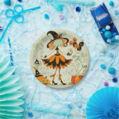 お洒落/witch/pumpkin/秋 ペーパープレート (パーティー)