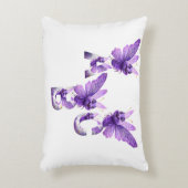 お洒落ABC疑問に思蝶ベビー枕 アクセントクッション (正面(垂直))