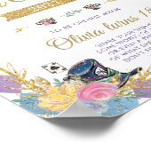 お洒落Alice in Wonderland Time Capsule Sign ポスター (角)