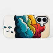 お洒落Anime Cloud Phone Case iPhone 16ケース (裏面横)